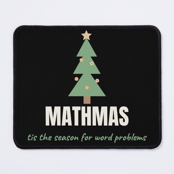 Item preview, Mathmas Funny Christmas Math Teacher Pun designed and sold by The Cozy Design Studio.
