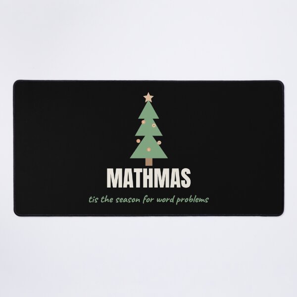 Item preview, Mathmas Funny Christmas Math Teacher Pun designed and sold by The Cozy Design Studio.