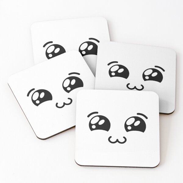 Item preview, Cute kawaii uwu shiny eyes face designed and sold by BlushyPrint.