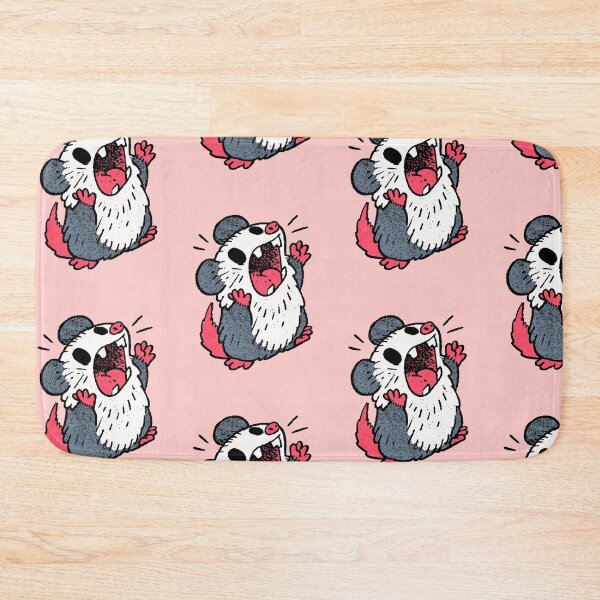Item preview, Angry Opossum Screaming Japanese Sound Effect | Manga Trash Mammal Art designed and sold by kuwagatamushi.