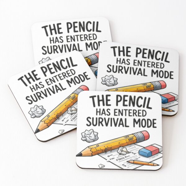 Item preview, The Pencil Has Entered Survival Mode — Funny Classroom Design designed and sold by Tipsy24.