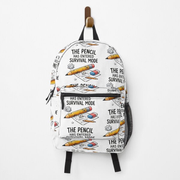 Item preview, The Pencil Has Entered Survival Mode — Funny Classroom Design designed and sold by Tipsy24.