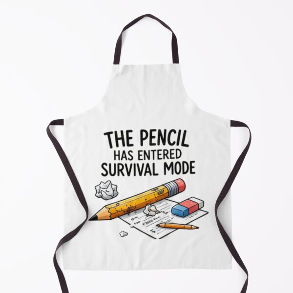 Item preview, The Pencil Has Entered Survival Mode — Funny Classroom Design designed and sold by Tipsy24.