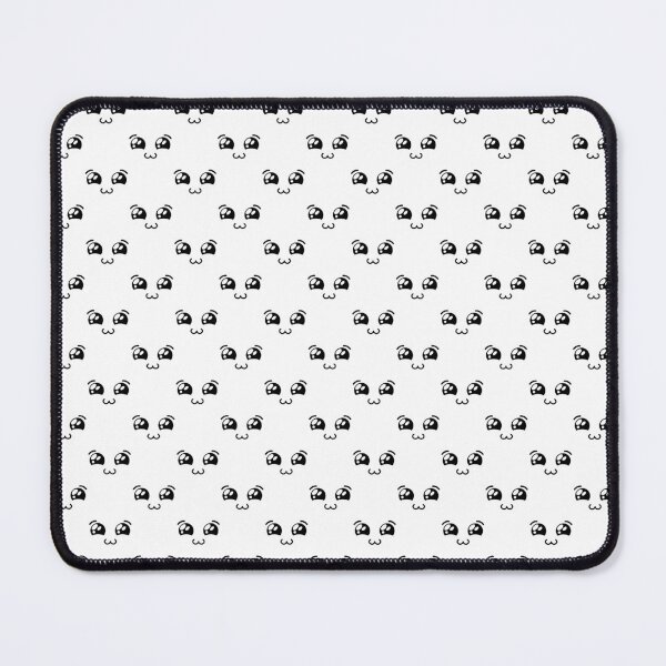 Item preview, Cute kawaii uwu shiny eyes face pattern designed and sold by BlushyPrint.