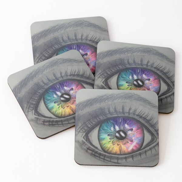 Item preview, Galaxy Prism - Rainbow Cosmic Eye Art designed and sold by MAISON SYLVIE.