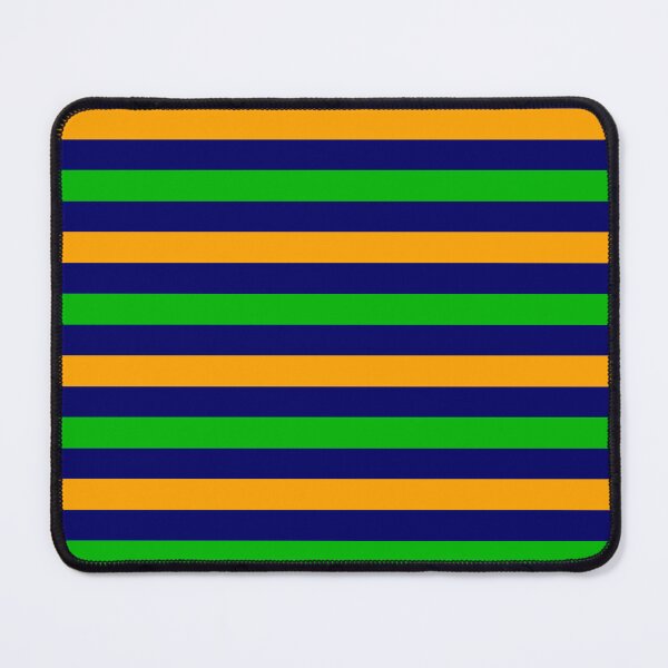 Item preview, Yellow And Green Stripes Design Navy Blue designed and sold by PatternTitan.