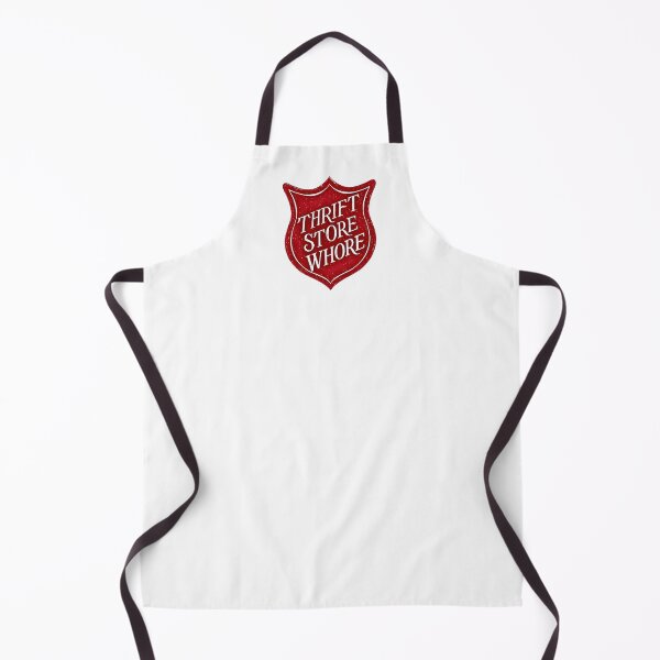 Item preview, Thrift Store Whore Funny Vintage Shield Parody Graphic designed and sold by RahniNM.