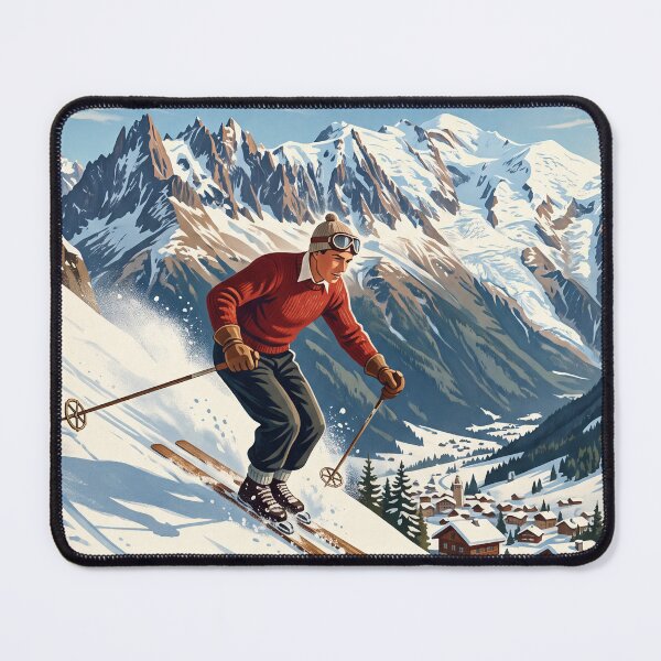 Item preview, Winter sports in Chamonix designed and sold by Theodor Decker.
