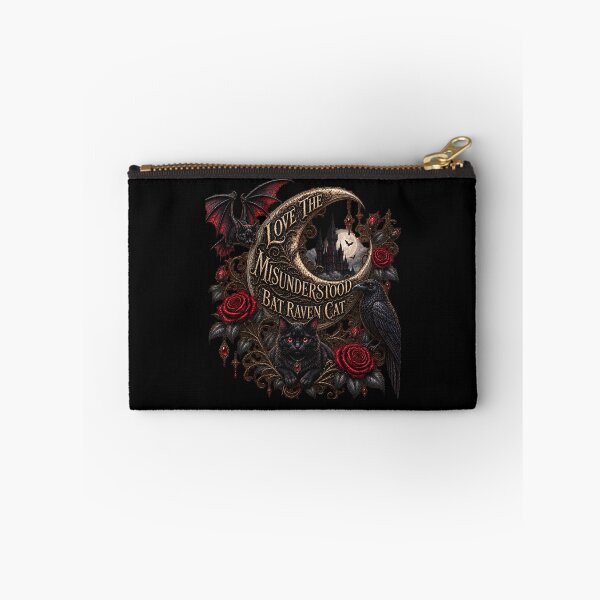 Item preview, Love The Misunderstood Bat Raven Cat, Dark Fantasy Art, Gothic Aesthetic, Witchcore, Black Cat Lovers, Vampire Vibes, designed and sold by Crystal-Tree.
