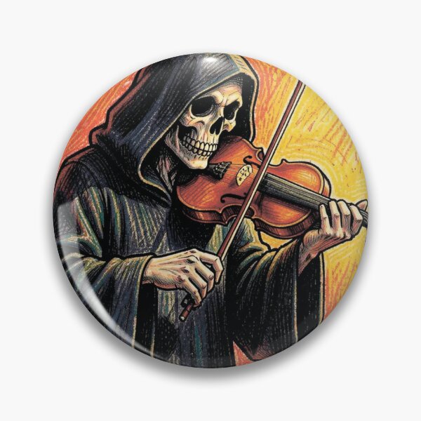 Item preview, The Grim Reaper playing the violin. designed and sold by MagelliShop.