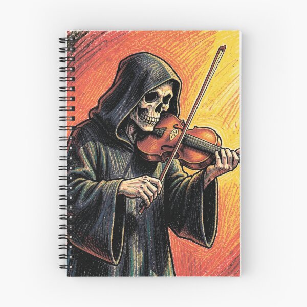 Item preview, The Grim Reaper playing the violin. designed and sold by MagelliShop.