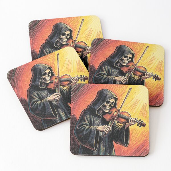 Item preview, The Grim Reaper playing the violin. designed and sold by MagelliShop.
