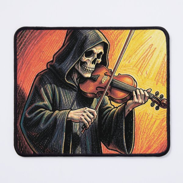 Item preview, The Grim Reaper playing the violin. designed and sold by MagelliShop.