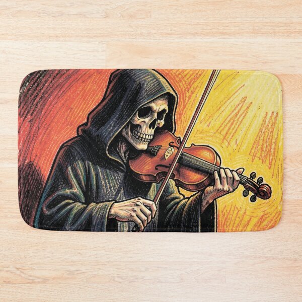Item preview, The Grim Reaper playing the violin. designed and sold by MagelliShop.