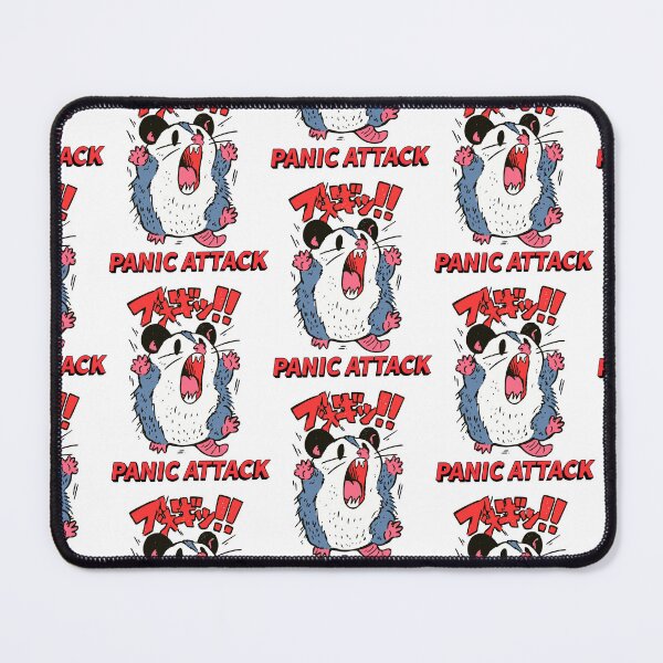 Item preview, Panic Attack Screaming Opossum Japanese Manga Sound Effect | Funny Anxiety Art designed and sold by kuwagatamushi.