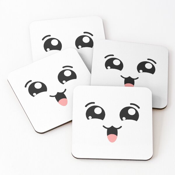 Artikelvorschau, Süßes, kawaii, glückliches uwu-Gesicht entworfen und verkauft von BlushyPrint.