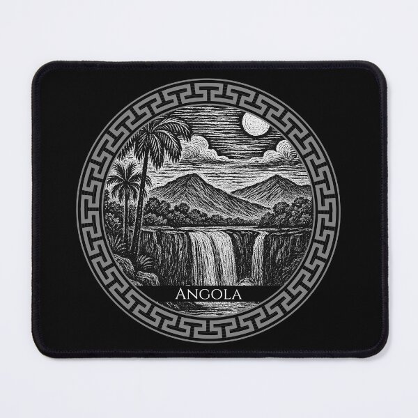 Item preview, Angola Vintage Woodcut Art designed and sold by Thistle-TShop.