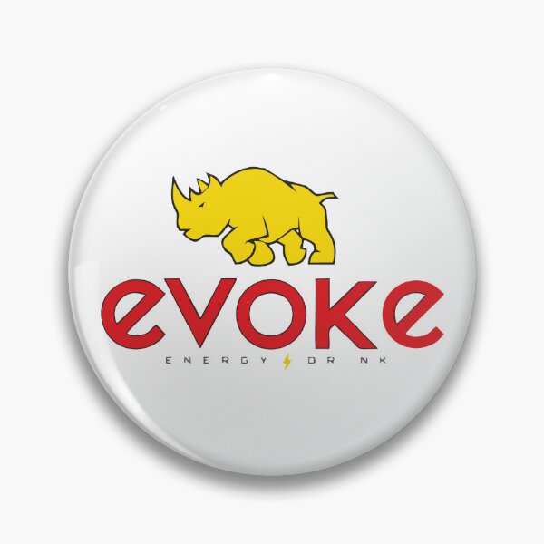 Item preview, Evoke Energy Drink Yellow Rhino Logo Design designed and sold by odaignea.