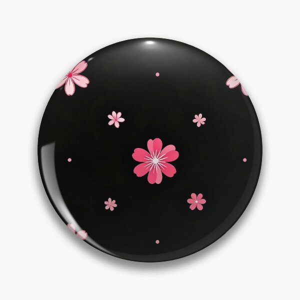 Item preview, Title: Pink Cherry Blossoms on Black designed and sold by Bondingbonding.