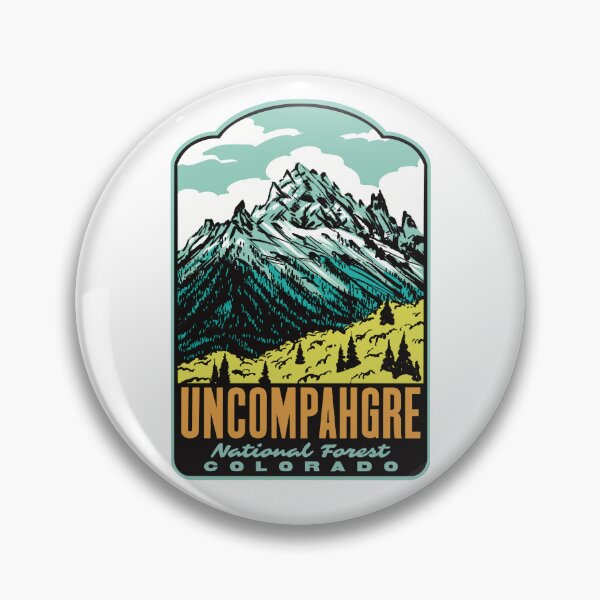 Item preview, Uncompahgre National Forest Mount Sneffels Retro Travel Art designed and sold by HalpinDesign.