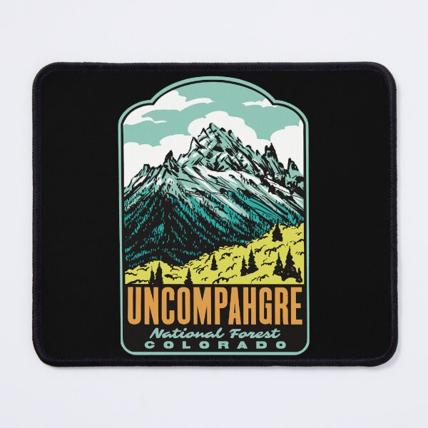Item preview, Uncompahgre National Forest Mount Sneffels Retro Travel Art designed and sold by HalpinDesign.