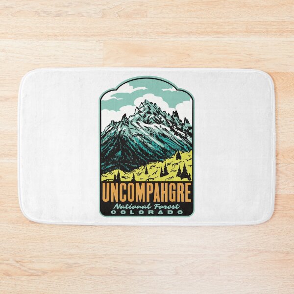 Item preview, Uncompahgre National Forest Mount Sneffels Retro Travel Art designed and sold by HalpinDesign.