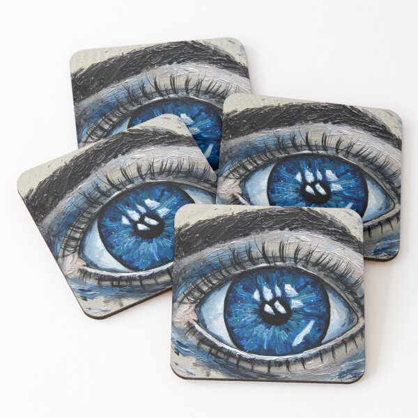 Item preview, Crystal Blue - Icy Realistic Eye Painting designed and sold by MAISON SYLVIE.