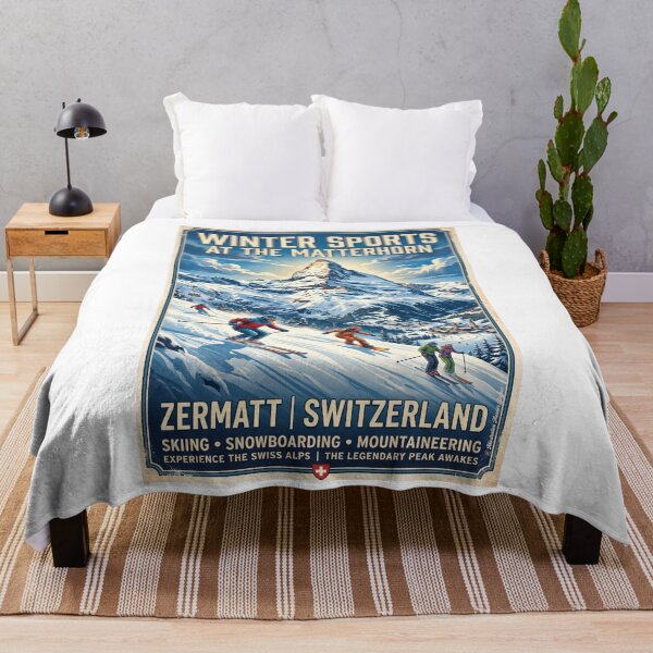 Item preview, Winter sports on the Matterhorn designed and sold by Theodor Decker.