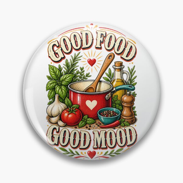 Item preview, Good Food Good Mood Funny Cooking Lover designed and sold by Haji  Kamora.