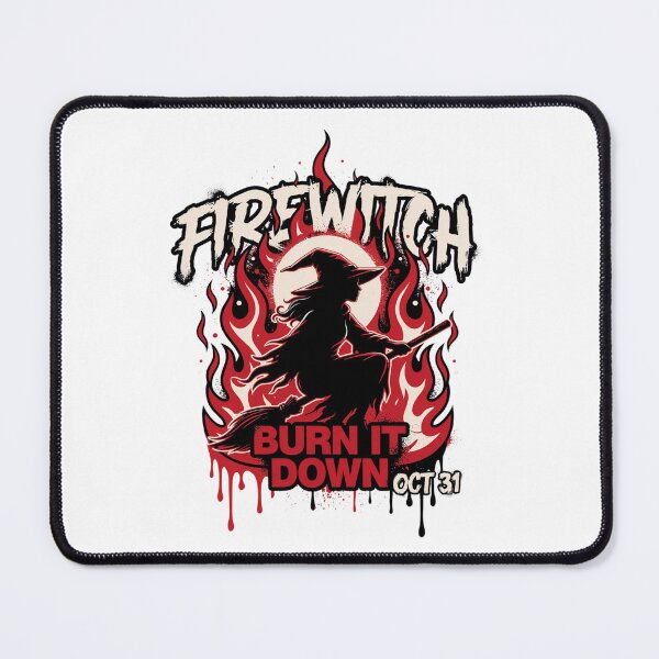 Item preview, Firewitch Burn It Down Halloween Witchn Graphic Tee v1 designed and sold by DarylWelsh2024.