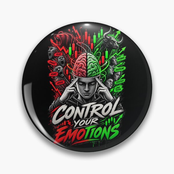 Item preview, Control Your Emotions Trading Psychology designed and sold by NovaMoodCo.