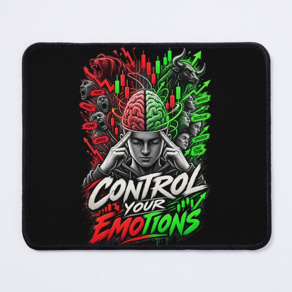 Item preview, Control Your Emotions Trading Psychology designed and sold by NovaMoodCo.