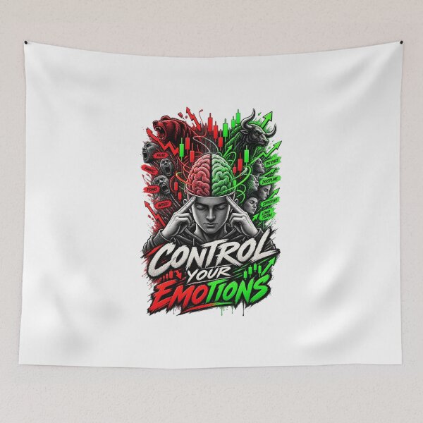 Item preview, Control Your Emotions Trading Psychology designed and sold by NovaMoodCo.
