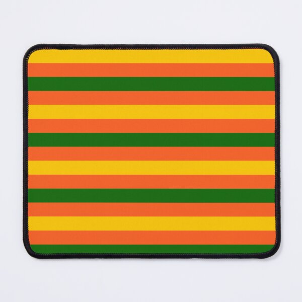 Item preview, Yellow And Green Stripes Design Orange designed and sold by PatternTitan.