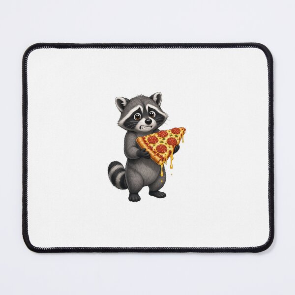 Item preview, Funny Raccoon Stealing Pizza designed and sold by Meemana.