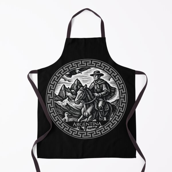 Item preview, Argentina Vintage Woodcut Art designed and sold by Thistle-TShop.