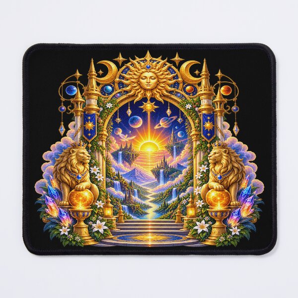 Item preview, Solar Crown Portal – Golden Gateway to the Celestial Realm designed and sold by TroviTutto.