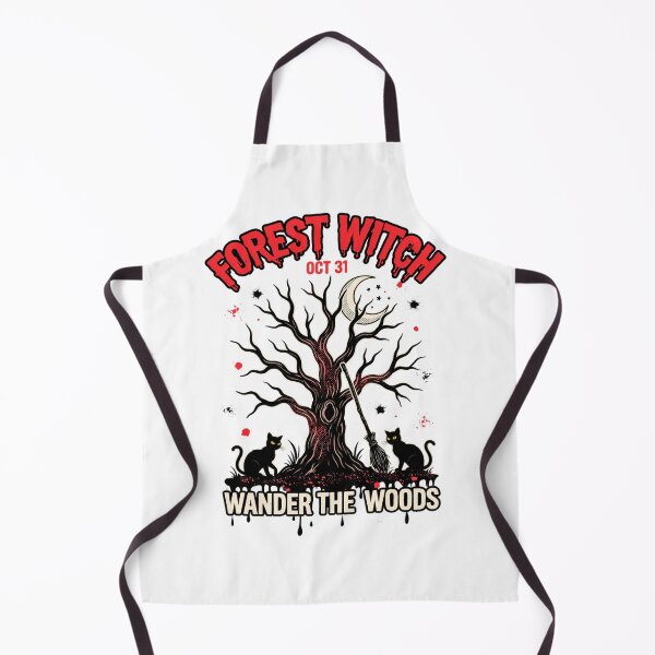 Item preview, Forest Witch Halloween Tree Design Graphic Tee v1 designed and sold by DarylWelsh2024.