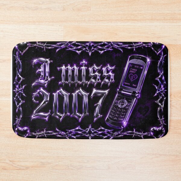 Item preview, I Miss 2007 Gothic Flip Phone Design designed and sold by StaticHeart2000.