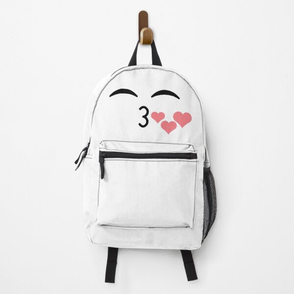 Item preview, Cute kawaii kissing hearts face designed and sold by BlushyPrint.