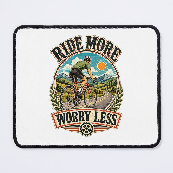 Item preview, Ride More Worry Less Cycling Bicycle designed and sold by Haji Kamora.