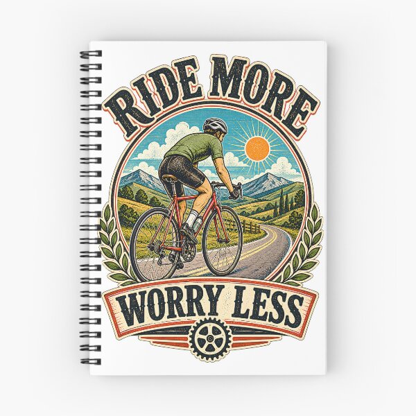 Item preview, Ride More Worry Less Cycling Bicycle designed and sold by Haji  Kamora.