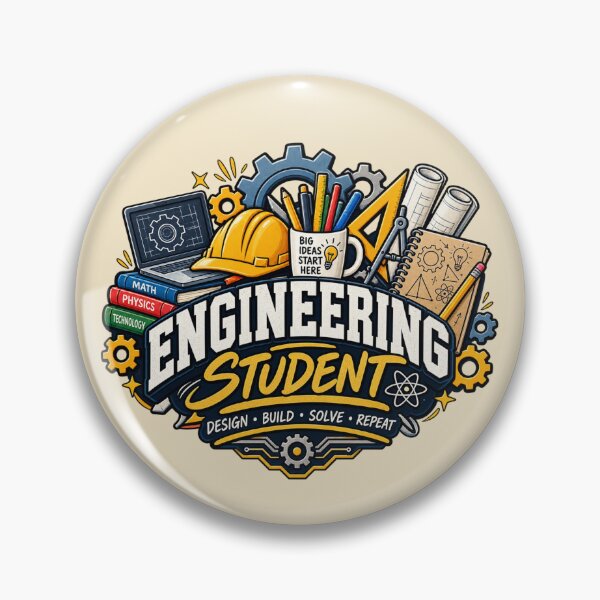Item preview, Engineering Student Back To School Gift Design Build Solve Repeat designed and sold by Corvoria.