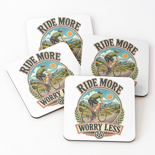 Item preview, Ride More Worry Less Cycling Bicycle designed and sold by Haji  Kamora.