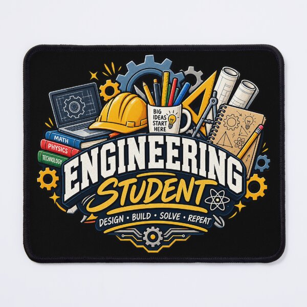 Item preview, Engineering Student Back To School Gift Design Build Solve Repeat designed and sold by Corvoria.