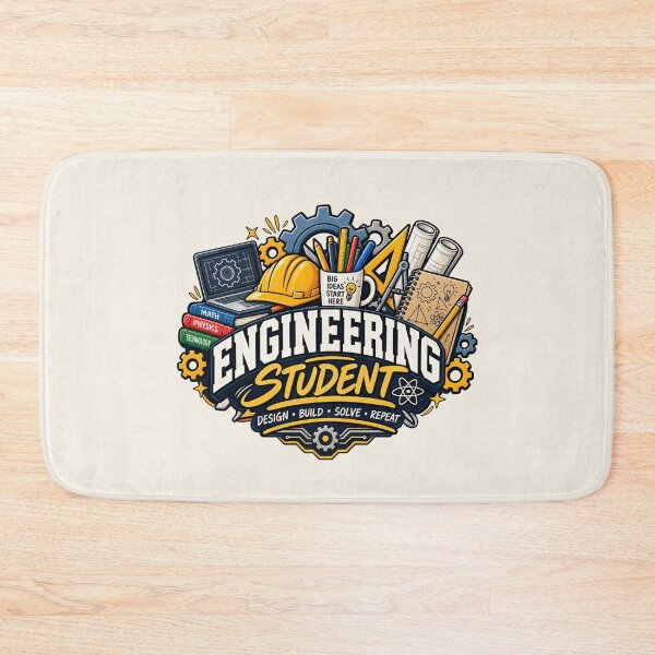 Item preview, Engineering Student Back To School Gift Design Build Solve Repeat designed and sold by Corvoria.