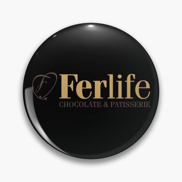 Item preview, Ferlife Chocolate & Patisserie Gold Heart Logo designed and sold by odaignea.