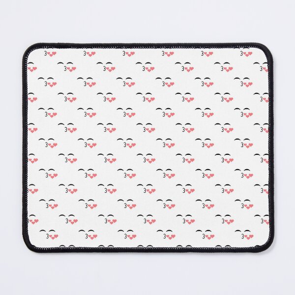 Item preview, Lindo patrón de caras de corazones besándose estilo kawaii designed and sold by BlushyPrint.