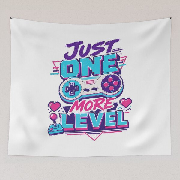 Item preview, Just One More Level Gaming T-Shirt — Light Version designed and sold by TheOddPrints.