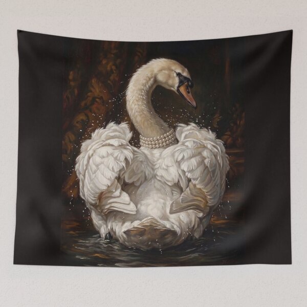 Item preview, Swan Classic Pearl Choker designed and sold by The Real Beast Art.